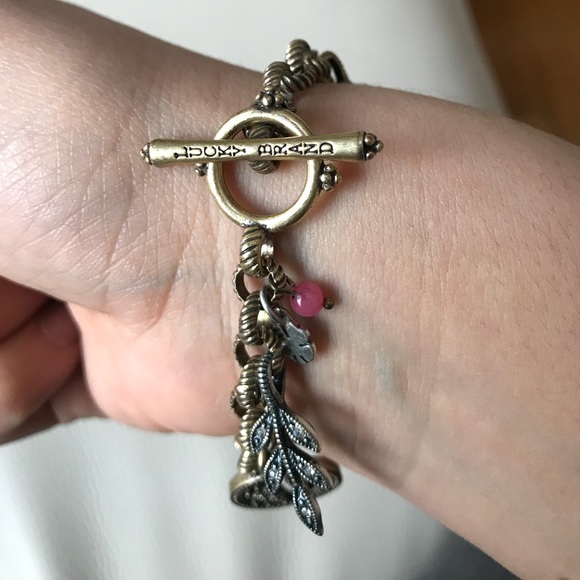 Lucky Brand Charm Bracelet W/ Matching Earrings - Picture 2 of 3